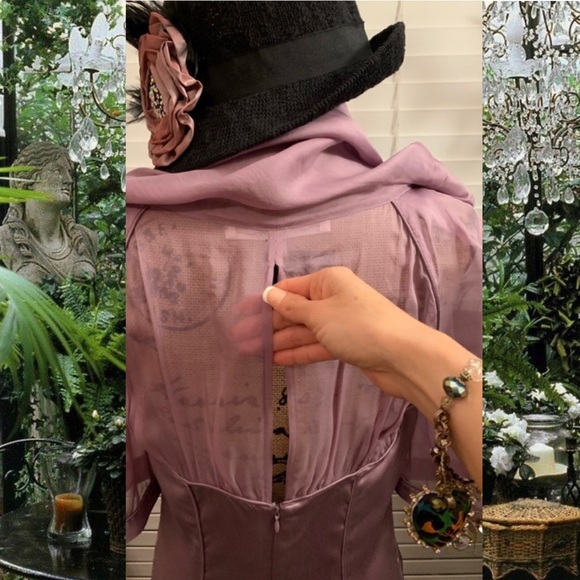 WALTER Silk Classy Modern Chic Dress. - Picture 10 of 15